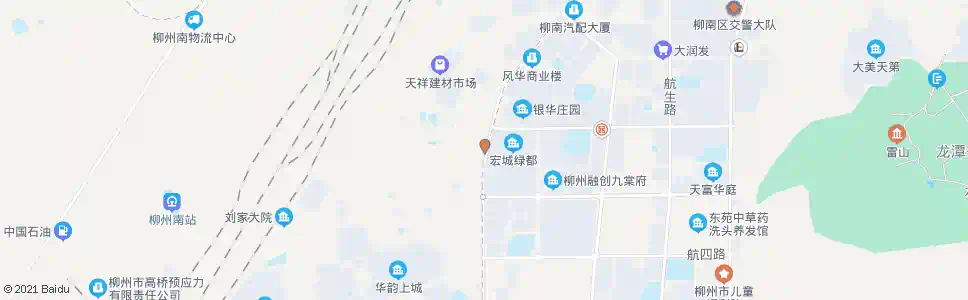 柳州宏城绿都_公交站地图_柳州公交_妙搜公交查询2025