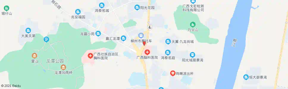 柳州燎原路南_公交站地图_柳州公交_妙搜公交查询2025