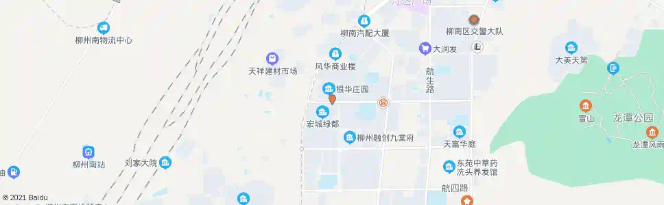 柳州航二路西_公交站地图_柳州公交_妙搜公交查询2025