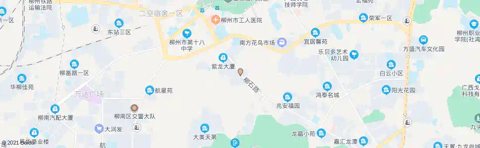 柳州花样年小区_公交站地图_柳州公交_妙搜公交查询2025