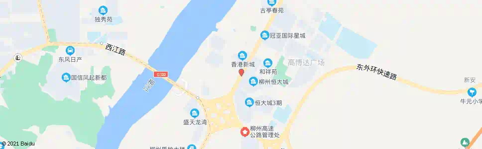 柳州古亭大道南_公交站地图_柳州公交_妙搜公交查询2025