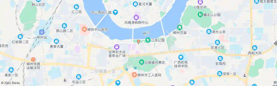 柳州江滨公园_公交站地图_柳州公交_妙搜公交查询2025
