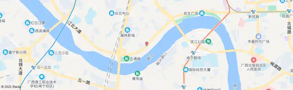 南宁江北义忠路口_公交站地图_南宁公交_妙搜公交查询2025