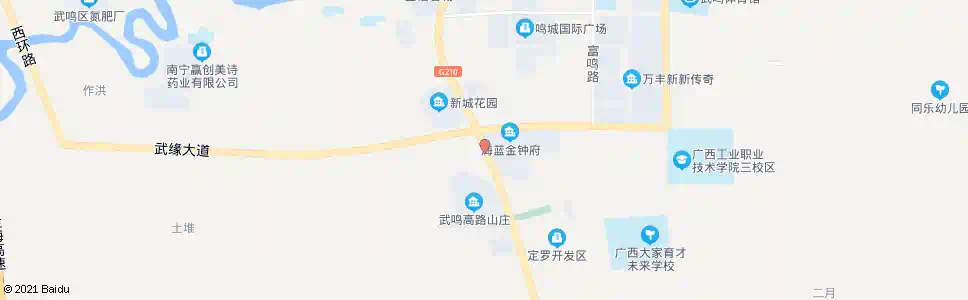 南宁定罗南环路口_公交站地图_南宁公交_妙搜公交查询2025