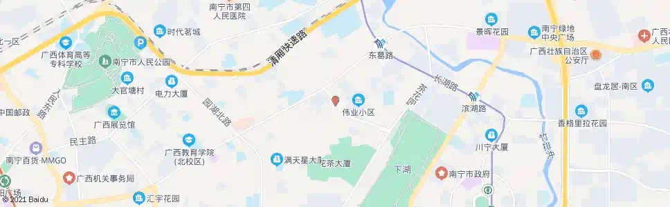南宁平湖望园路口_公交站地图_南宁公交_妙搜公交查询2025