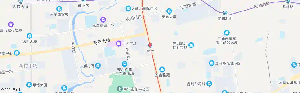 南宁苏卢_公交站地图_南宁公交_妙搜公交查询2025