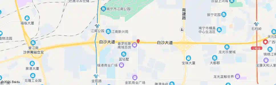 南宁白沙高棠路口_公交站地图_南宁公交_妙搜公交查询2025