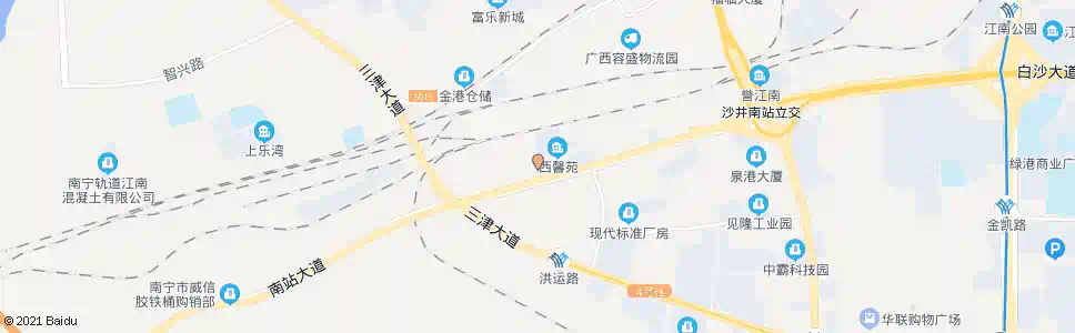 南宁三十八中_公交站地图_南宁公交_妙搜公交查询2025
