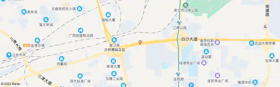 南宁南站大道西_公交站地图_南宁公交_妙搜公交查询2025