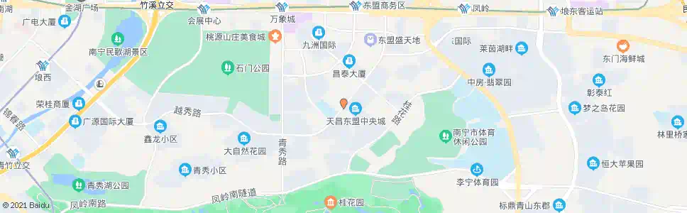 南宁桂雅路中_公交站地图_南宁公交_妙搜公交查询2025