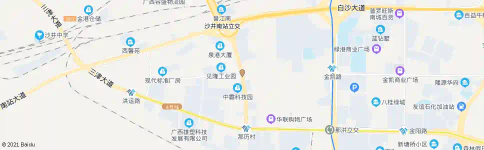 南宁那洪那历路口_公交站地图_南宁公交_妙搜公交查询2025