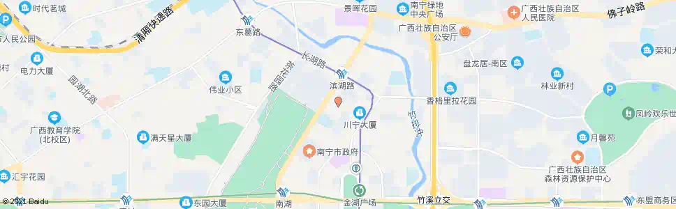 南宁祥宾滨湖路口_公交站地图_南宁公交_妙搜公交查询2025