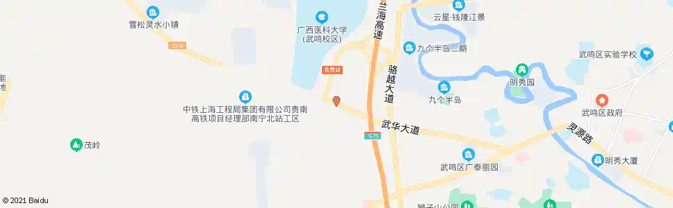 南宁武华高速路口_公交站地图_南宁公交_妙搜公交查询2025