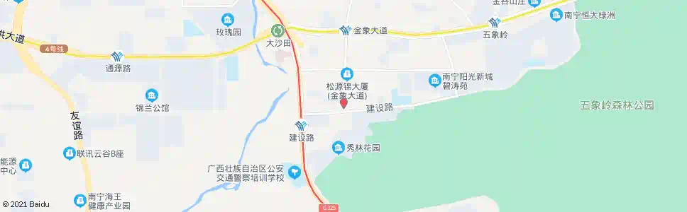 南宁德政金象路口_公交站地图_南宁公交_妙搜公交查询2025