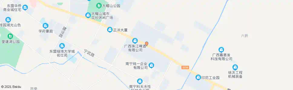 南宁武华思源路口_公交站地图_南宁公交_妙搜公交查询2025