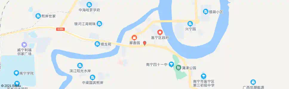南宁邕宁汽车总站_公交站地图_南宁公交_妙搜公交查询2025