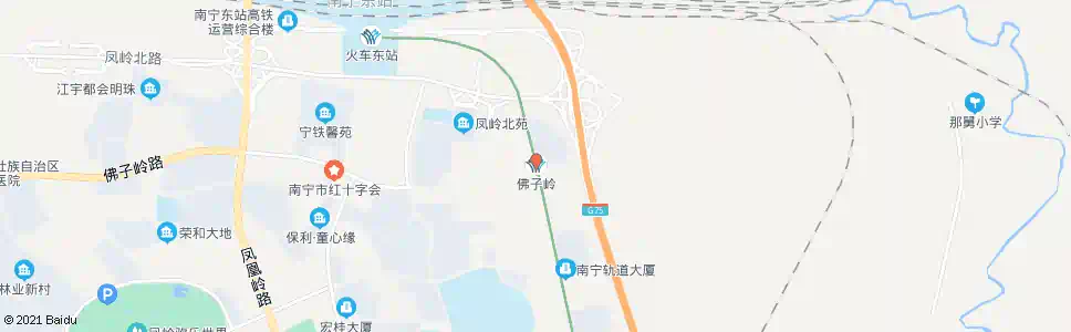 南宁佛子岭站_公交站地图_南宁公交_妙搜公交查询2025