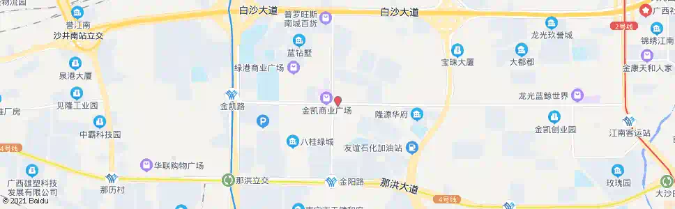 南宁金凯金阳路口_公交站地图_南宁公交_妙搜公交查询2025