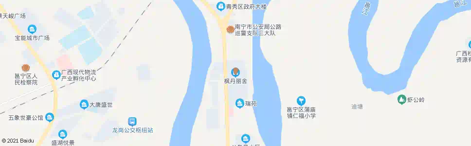 南宁枫丹利舍_公交站地图_南宁公交_妙搜公交查询2025