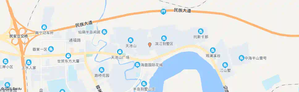南宁八百里香江_公交站地图_南宁公交_妙搜公交查询2025