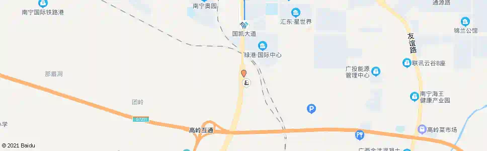 南宁都南高速路口_公交站地图_南宁公交_妙搜公交查询2025