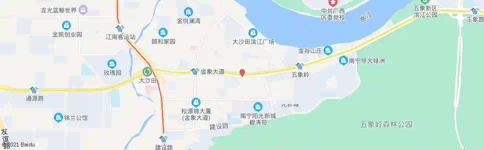 南宁五象荣光路口_公交站地图_南宁公交_妙搜公交查询2025