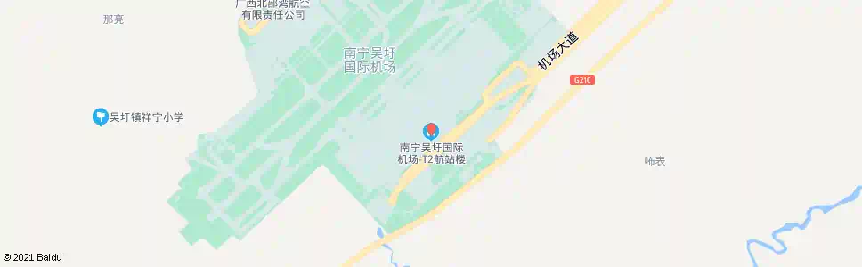 南宁吴圩机场T2航站楼_公交站地图_南宁公交_妙搜公交查询2025
