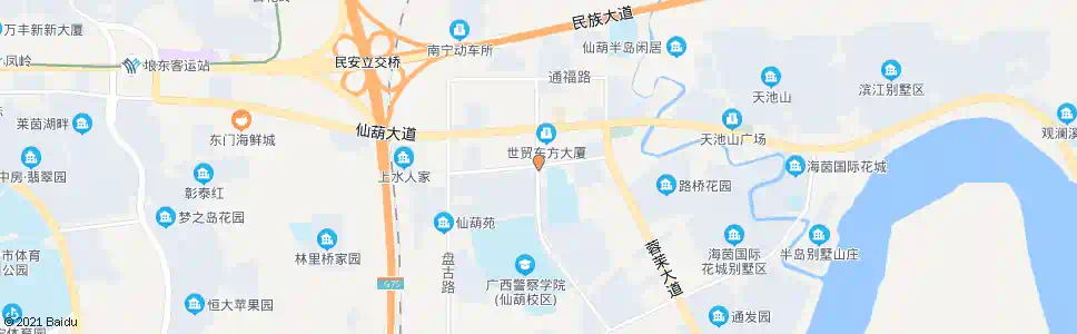 南宁通泰开泰路口_公交站地图_南宁公交_妙搜公交查询2025