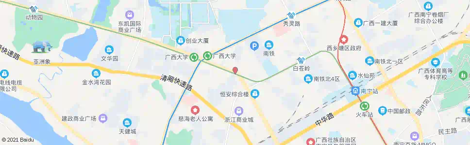 南宁北大永宁路口_公交站地图_南宁公交_妙搜公交查询2025