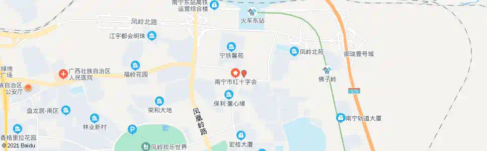 南宁佛子岭枫林路口_公交站地图_南宁公交_妙搜公交查询2025