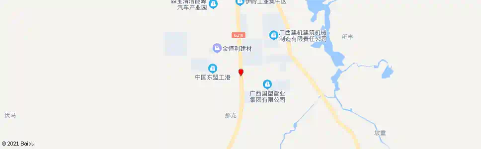 南宁伊岭工业园_公交站地图_南宁公交_妙搜公交查询2025