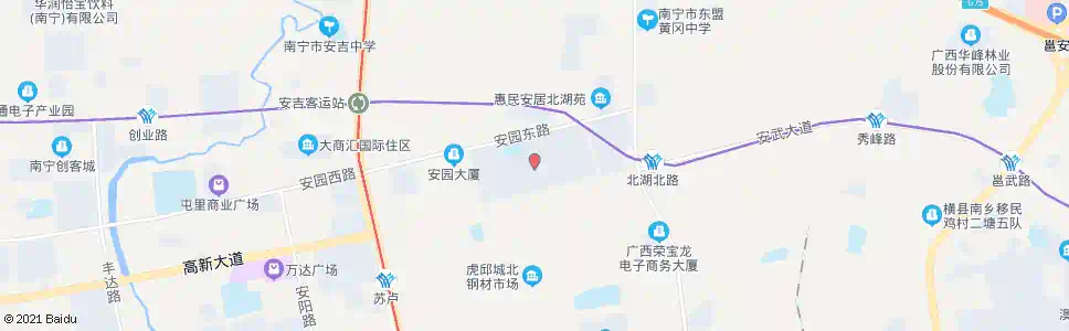 南宁桃花源祈福城_公交站地图_南宁公交_妙搜公交查询2025