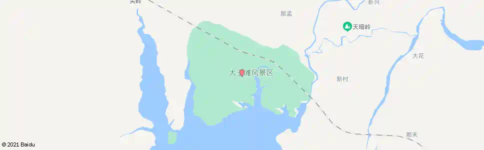 南宁大王滩风景区_公交站地图_南宁公交_妙搜公交查询2025