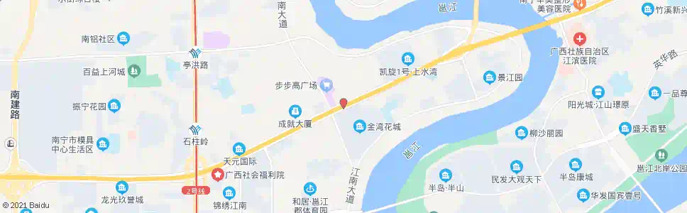 南宁亭江白沙路口_公交站地图_南宁公交_妙搜公交查询2025