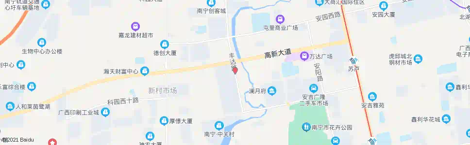 南宁高新车场_公交站地图_南宁公交_妙搜公交查询2025