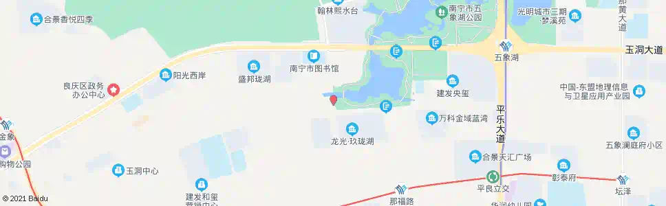 南宁玉象凤凰路口_公交站地图_南宁公交_妙搜公交查询2025