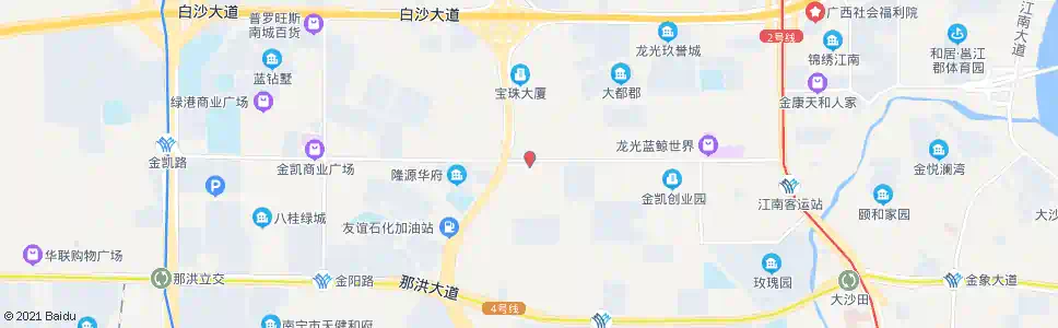 南宁朋云长凯路口(广西创新建筑检测公司)_公交站地图_南宁公交_妙搜公交查询2025