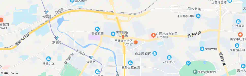 南宁竹岭立交_公交站地图_南宁公交_妙搜公交查询2025