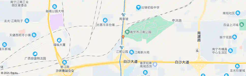 南宁壮锦行政路口_公交站地图_南宁公交_妙搜公交查询2025