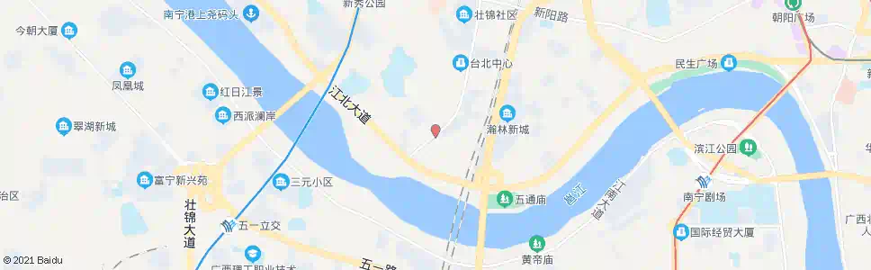 南宁龙腾江北路口_公交站地图_南宁公交_妙搜公交查询2025