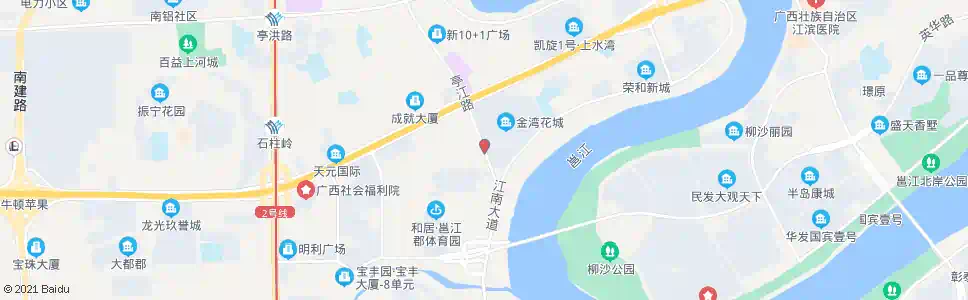 南宁江南污水处理厂_公交站地图_南宁公交_妙搜公交查询2025