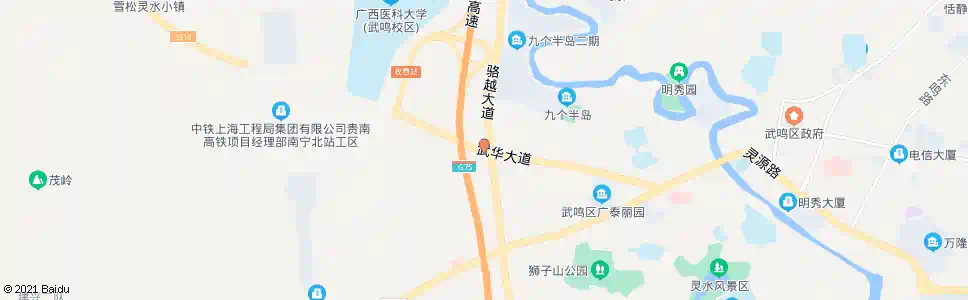 南宁武华西环路口_公交站地图_南宁公交_妙搜公交查询2025
