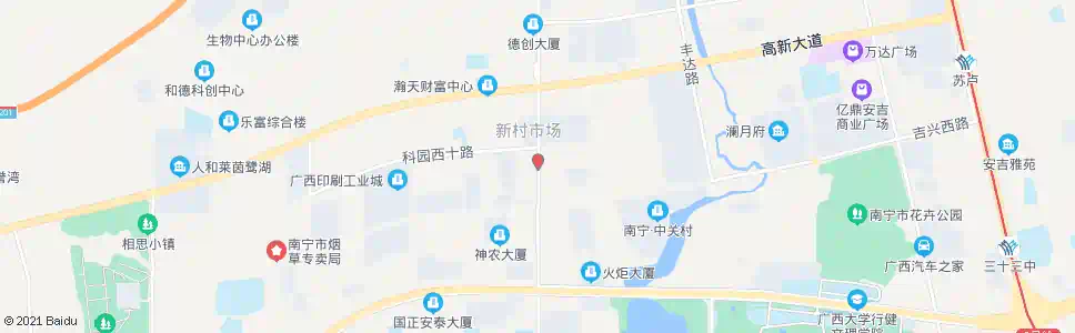 南宁科园西十路口_公交站地图_南宁公交_妙搜公交查询2025