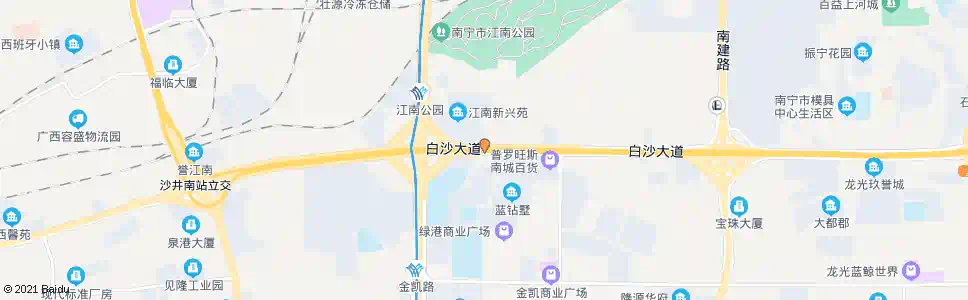 南宁壮锦白沙路口_公交站地图_南宁公交_妙搜公交查询2025