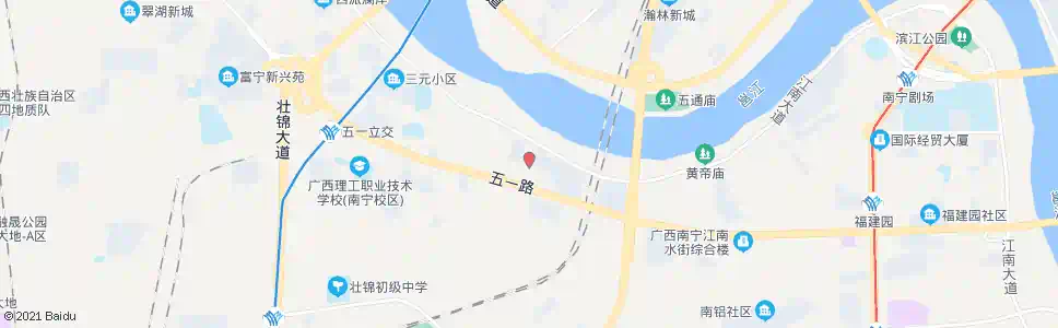 南宁五一北四里_公交站地图_南宁公交_妙搜公交查询2025