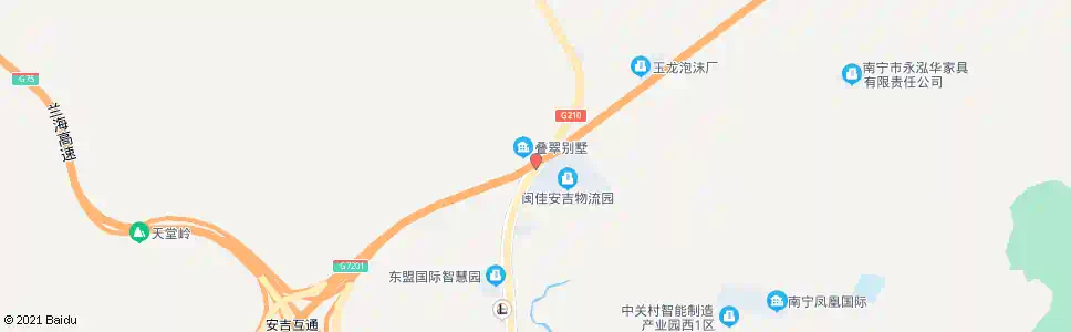 南宁叠翠别墅_公交站地图_南宁公交_妙搜公交查询2025