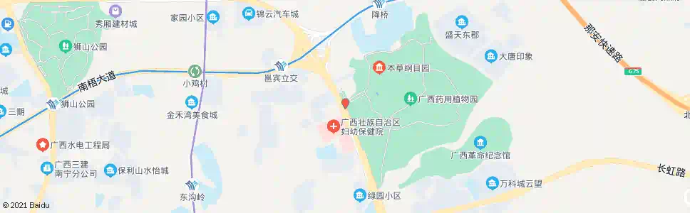 南宁厢竹大道北_公交站地图_南宁公交_妙搜公交查询2025
