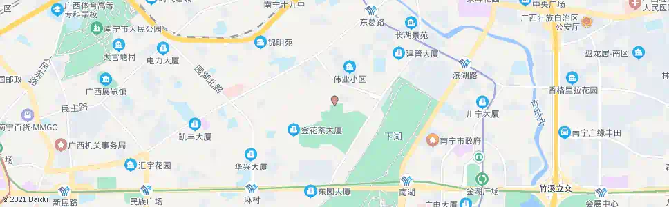 南宁竹塘广园路口_公交站地图_南宁公交_妙搜公交查询2025