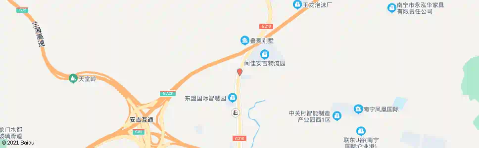 南宁安吉诚运鑫车场_公交站地图_南宁公交_妙搜公交查询2025
