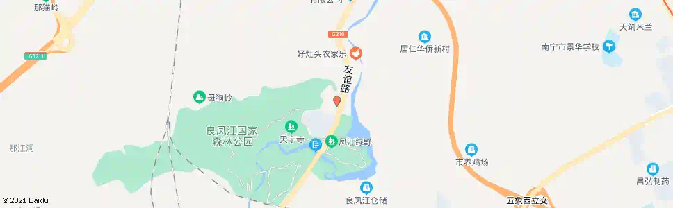 南宁良凤江_公交站地图_南宁公交_妙搜公交查询2025